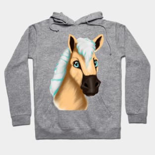 Cute Horse Drawing Hoodie